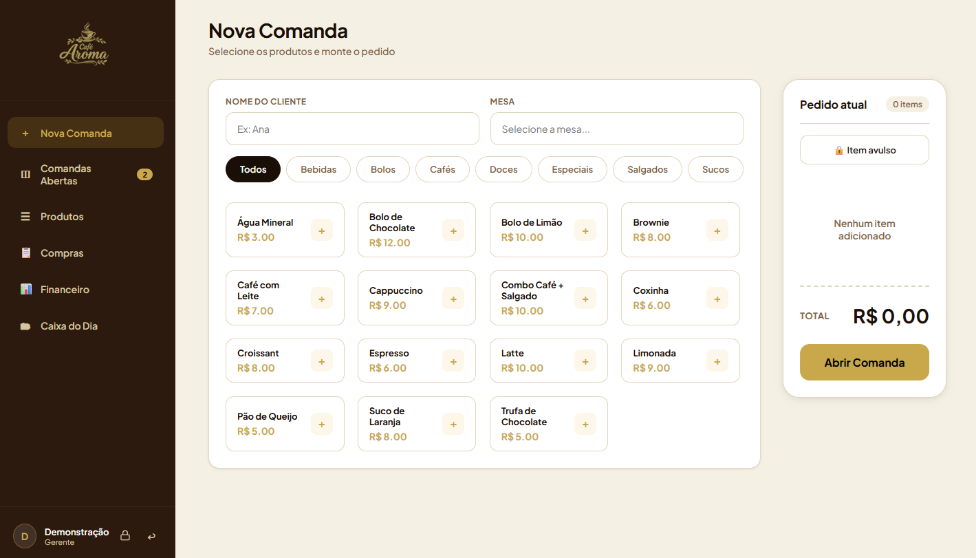 PDV — Nova Comanda